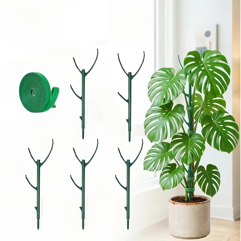 Supports de plantes empilables pour Monstera, piquets de support pour plantes d'intérieur et d'extér