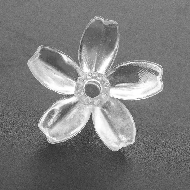 Cerise fleur bricolage doux Silicone fleurs taille 2.8x1.5cm décoratif pour chaîne lumières fée guir