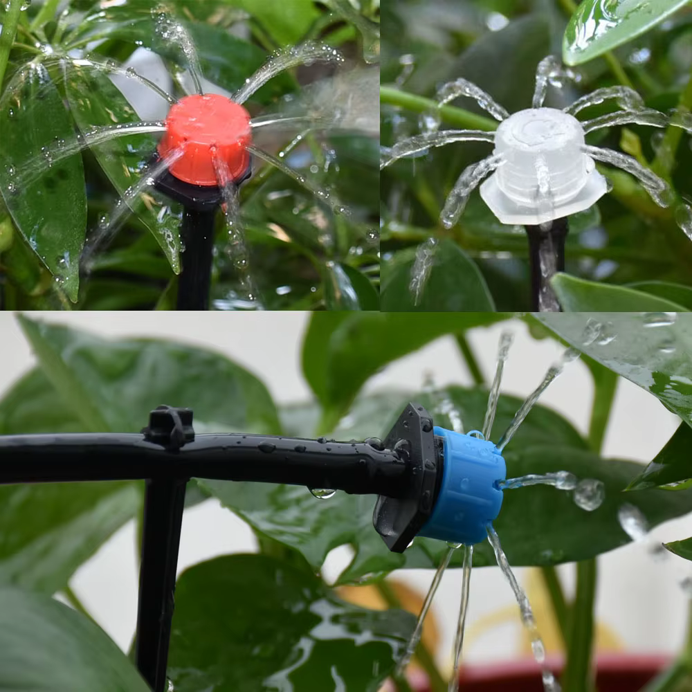 30-1000 pièces 4/7mm buse d'irrigation de jardin goutteur réglable arrosage système d'irrigation gou