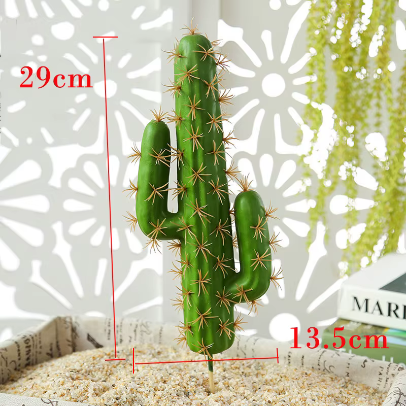 30/43cm plantes tropicales grand arbre de Cactus artificiel intérieur fausse plante succulente branc