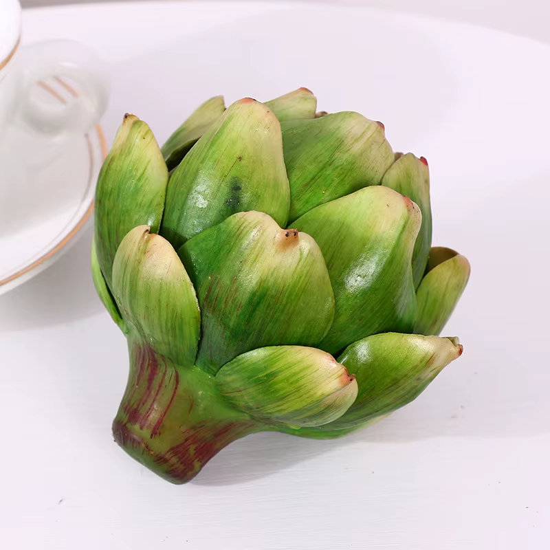 YO CHO Artichaut artificiel plante en plastique fruits Artichaut pour cuisine maison Art décor Table