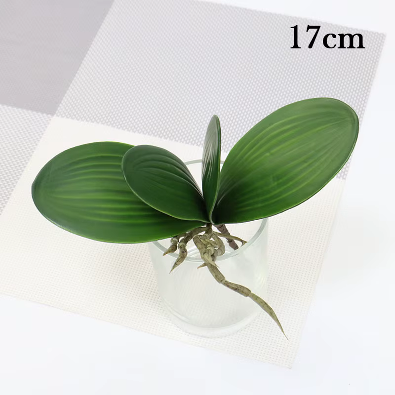 Plantes artificielles, feuilles de Phalaenopsis, fleurs décoratives, matériel auxiliaire, décoration
