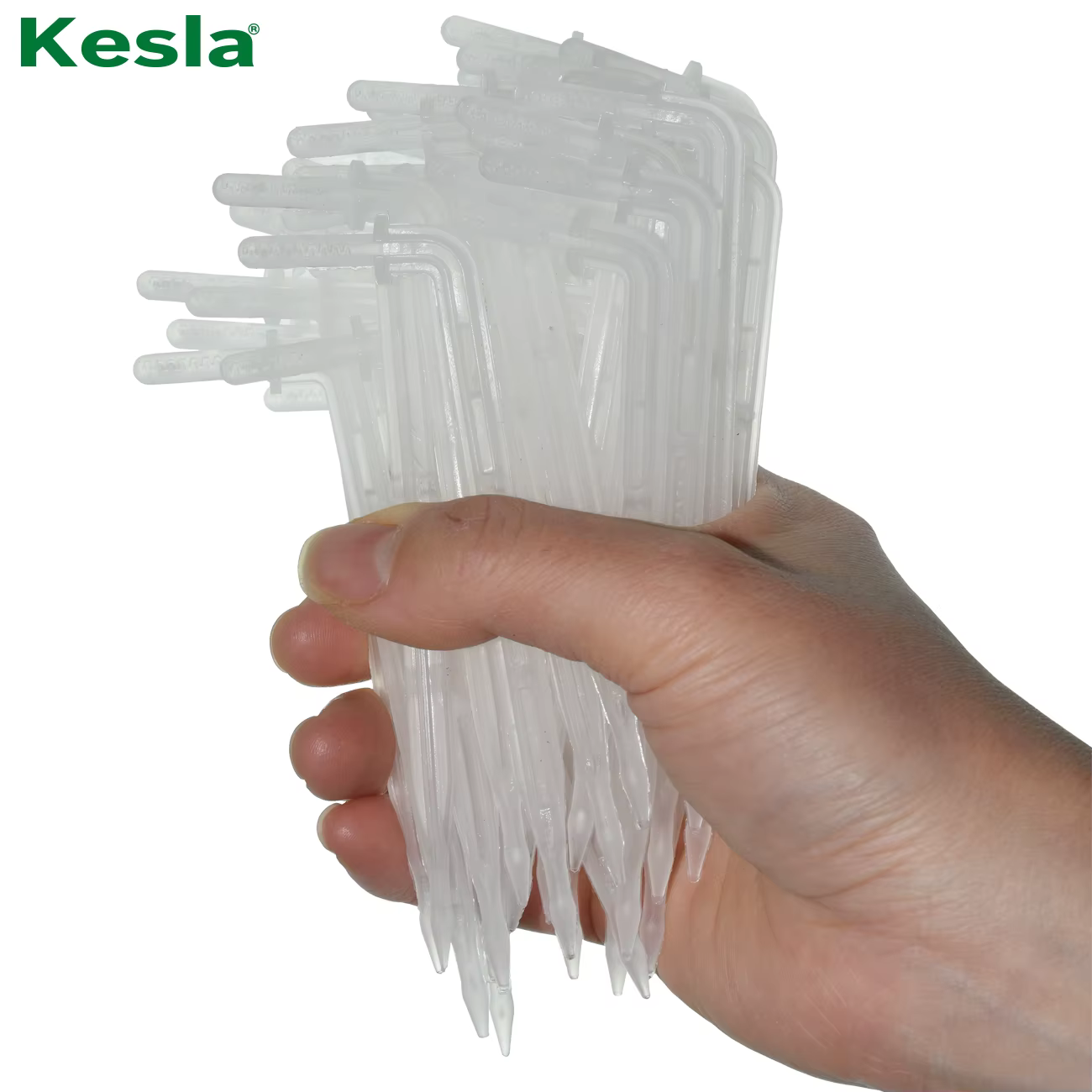KESLA 50X flèche courbée transparente 1/4 ''4/7mm tuyau goutteur goutte à goutte émetteur économie d