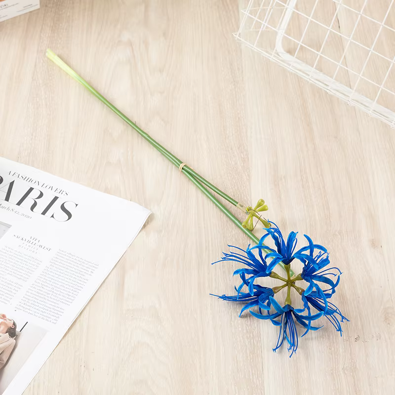 Fleur artificielle Lycoris RadiMiGarden pour la décoration intérieure, fausse plante, salon, scène d