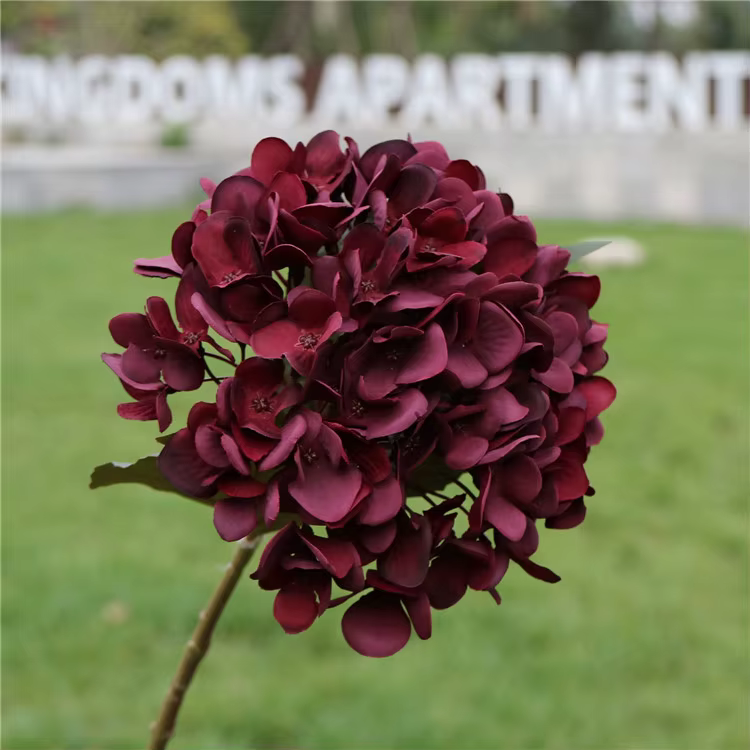Fleurs artificielles Vintage soie hortensia Brial Bouquet saint valentin couronne de mariage Decora