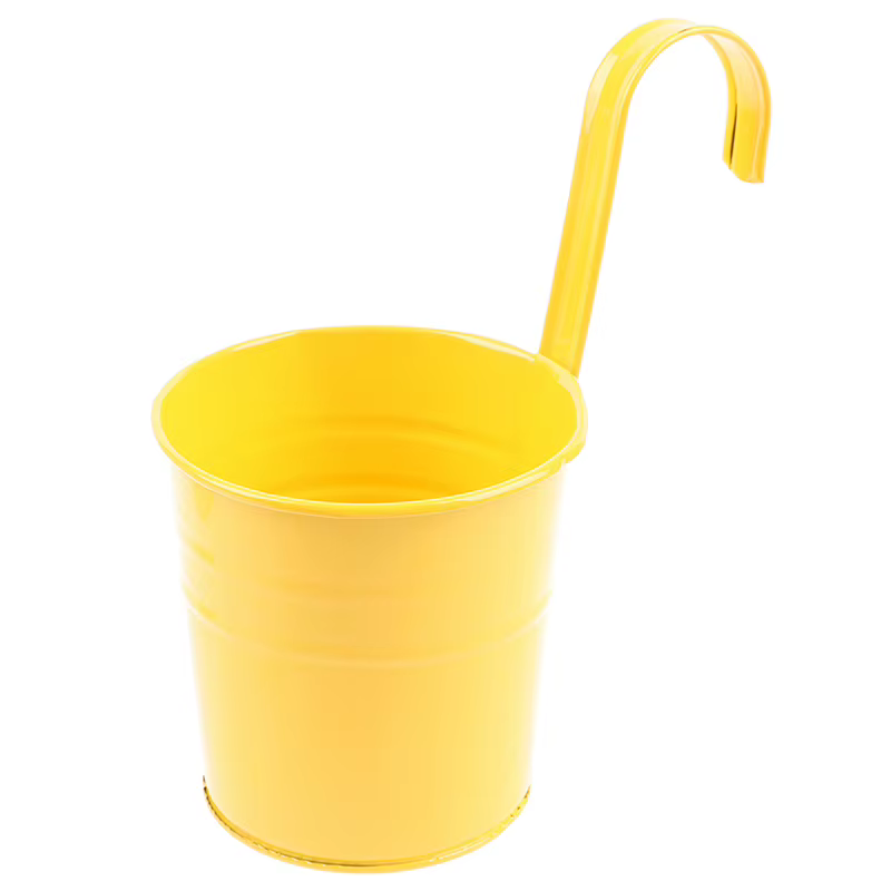 Pots de fleurs de jardin pour plantes de balcon, mur conflicence E27, plusieurs fleurs en fer, 15.5c