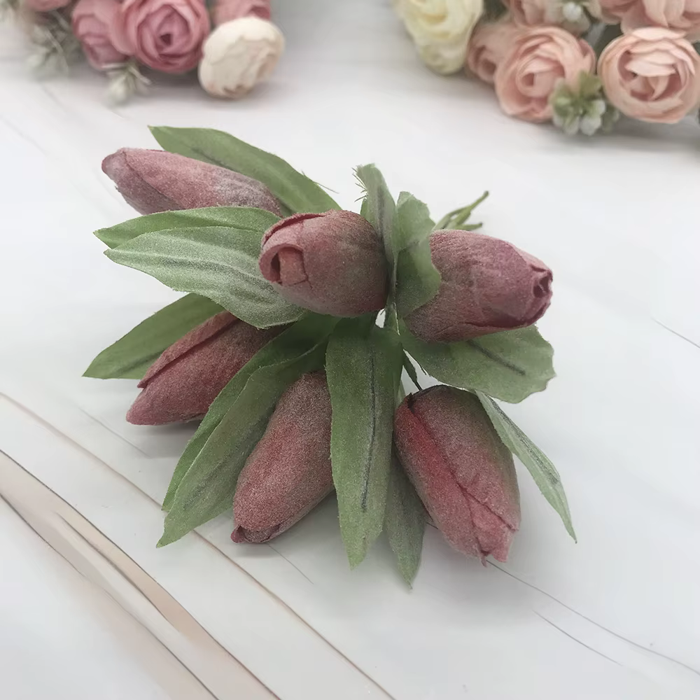 Bouquet de tulipes pour la décoration de la maison, petite plante à feuilles vertes, pot de fleurs, 