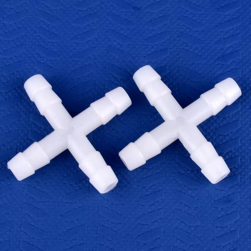 Connecteur croisé PE 8mm 10mm, 5 à 500 pièces, tuyau de pompe à Air pour réservoir d'aquarium, Joint