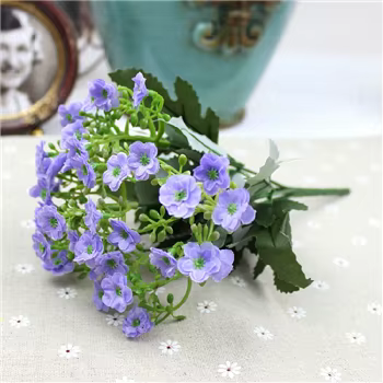 Nouvelles fleurs artificielles Miraflor 36 têtes, marguerites vives, pour la maison, les hôtels, les