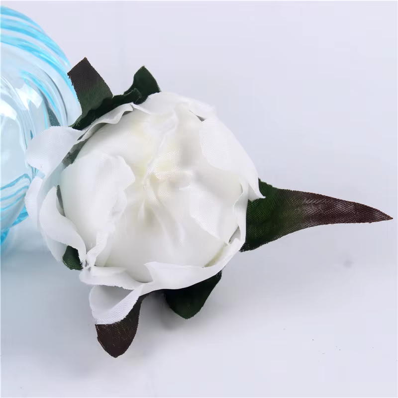 Grandes têtes de fleurs de pivoine, plomb de route de bricolage, arrangement de fleurs de mariage, f