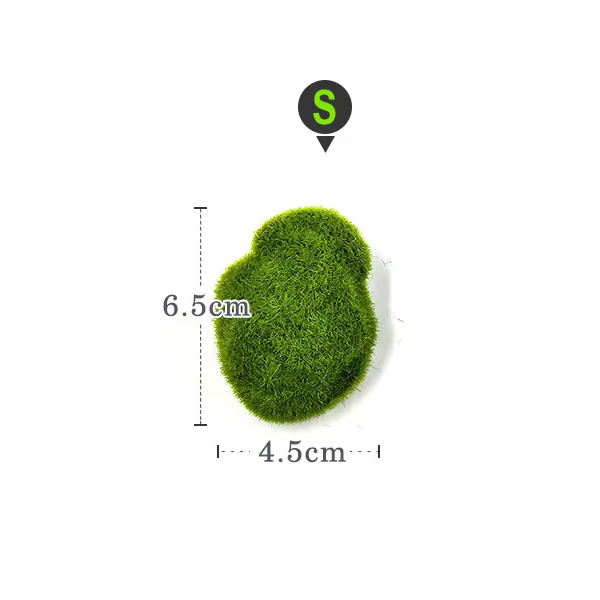 Plantes de mousse d'herbe artificielle verte, Micro Figurine de paysage, décoration de maison Miniat