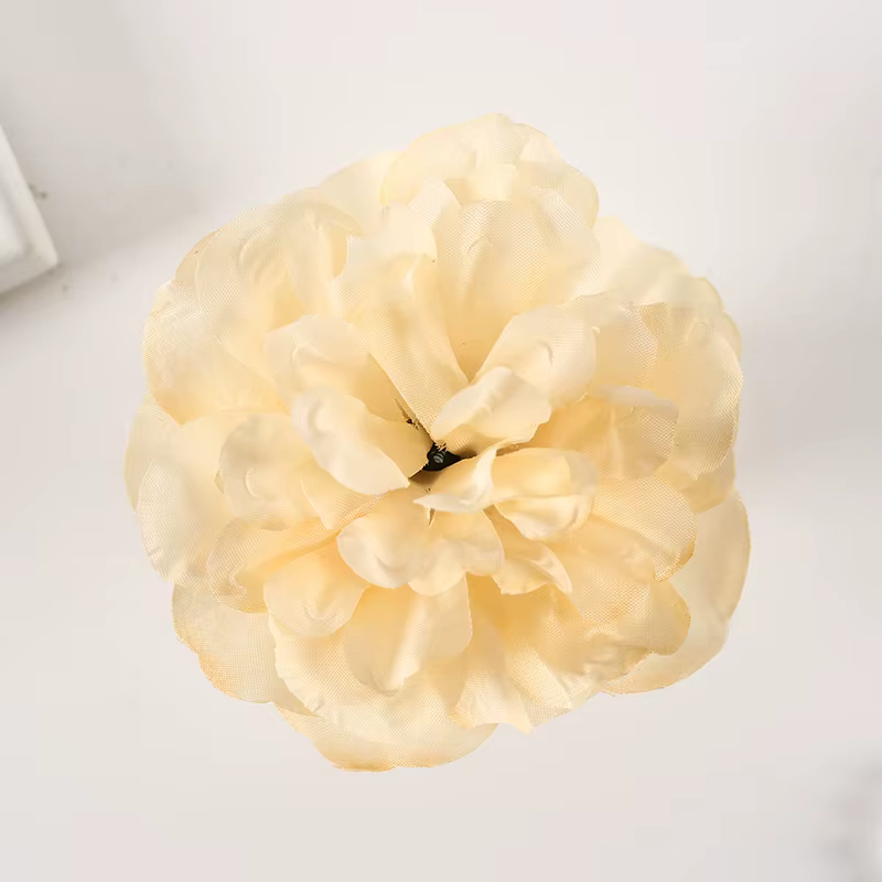 Nouveau lot de 50 têtes de fleurs artificielles Dahlia Rose pour décoration de mariage et de fête, f