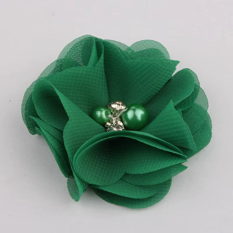 Mini fleurs artificielles en tissu mousseline de soie, 10 pièces, 2 pouces, 35 couleurs, pour Invita