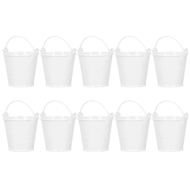 Mini pot de fleur en fer pour plantes succulentes, petit pot en métal, décoration intérieure et exté