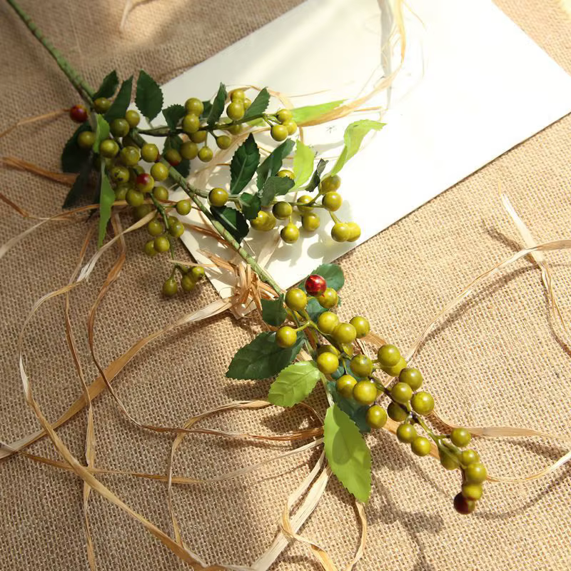 Bouquet de fleurs artificielles pour décoration de Table de mariage, Bouquet de fleurs sèches pour l