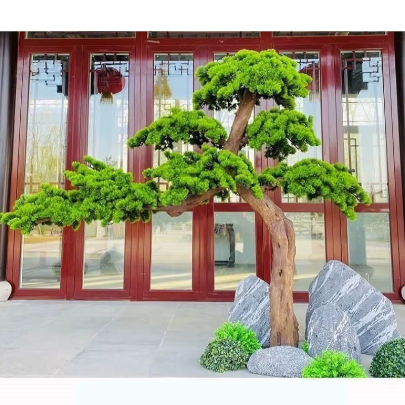 Bonsaï de pin artificiel, grandes plantes en pot, bienvenue, maison, bureau, jardin, décoration d'hô