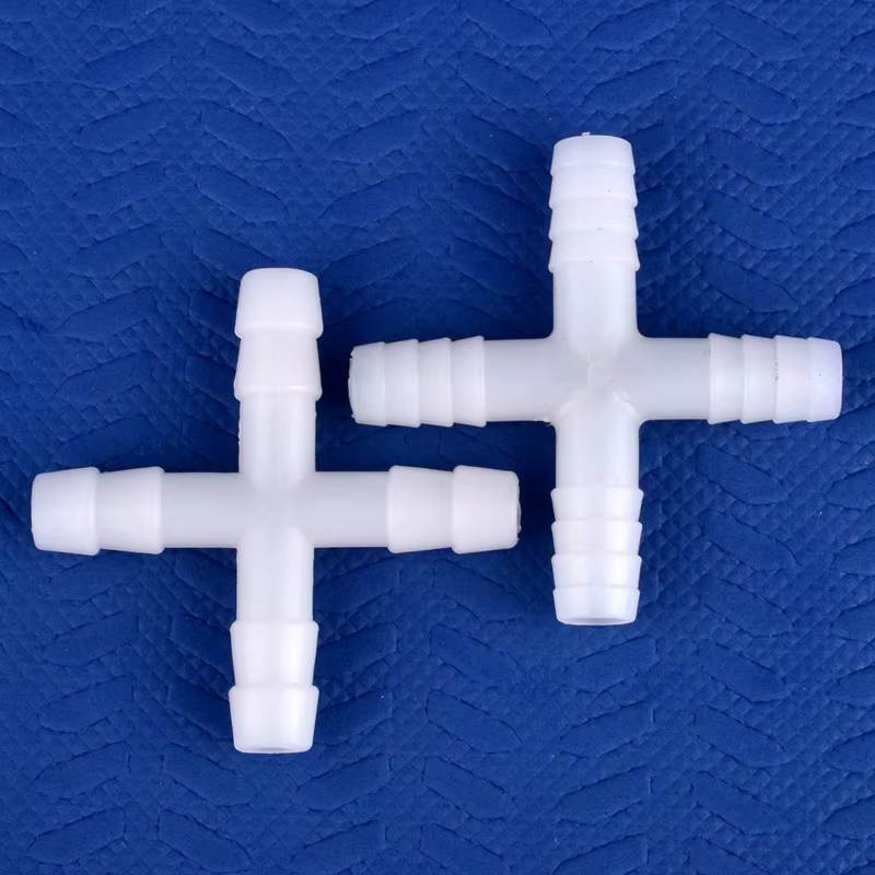 Connecteur croisé PE 8mm 10mm, 5 à 500 pièces, tuyau de pompe à Air pour réservoir d'aquarium, Joint