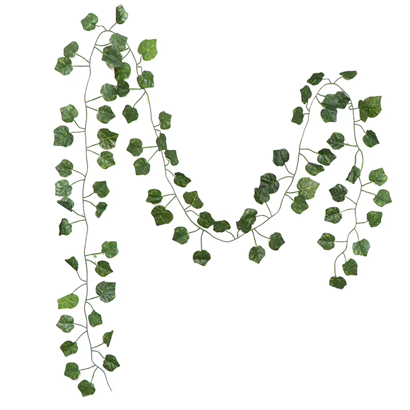 Guirxiété de Cuir oral elu Artificiel Vert, Plantes Feuilles de Vigne, Bricolage pour la Maison, Déc