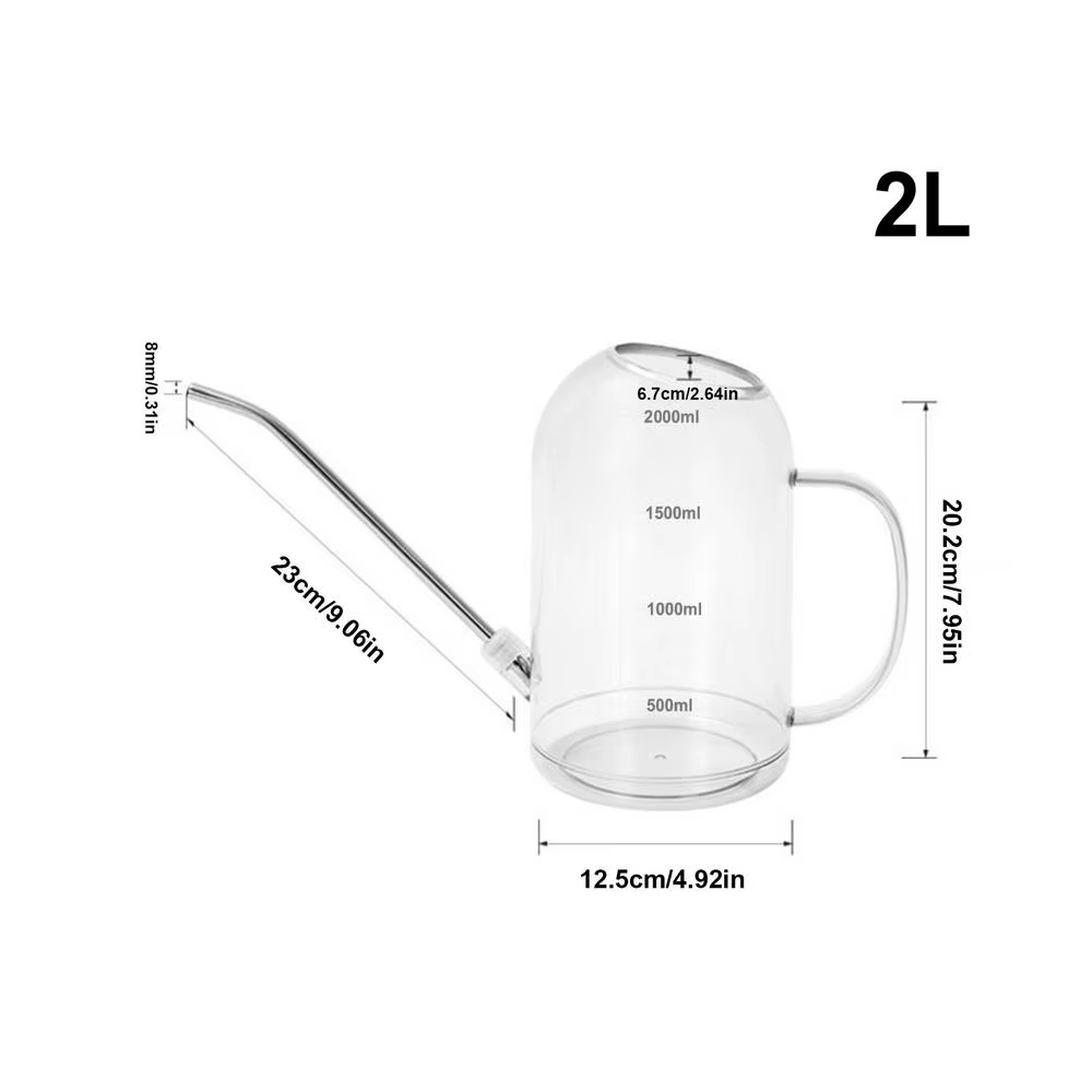 Arrosoir pour plantes d'intérieur, 2l, Long bec, Pot d'arrosage pour fleurs, dispositifs de plantati