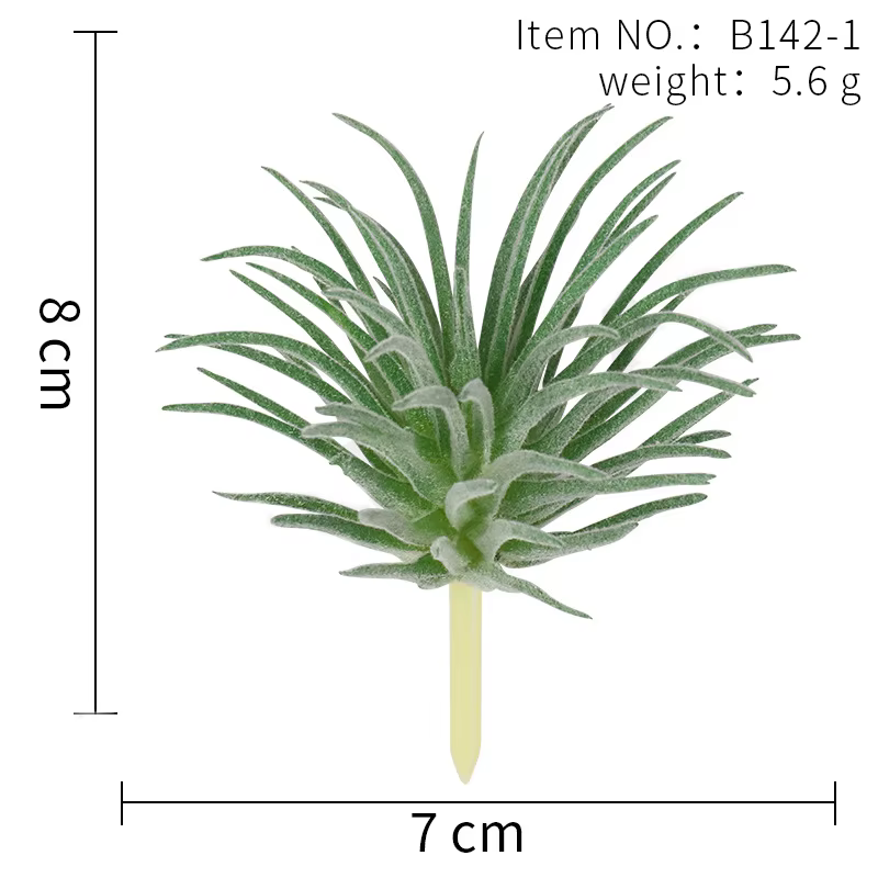 Plantes succulentes artificielles sans pot, fausses plantes en plastique, décoration d'intérieur, br