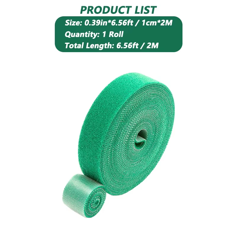 Attache de câble en Nylon pour plantes, ruban de jardin, fleurs, culture d'escalade, Support de plan