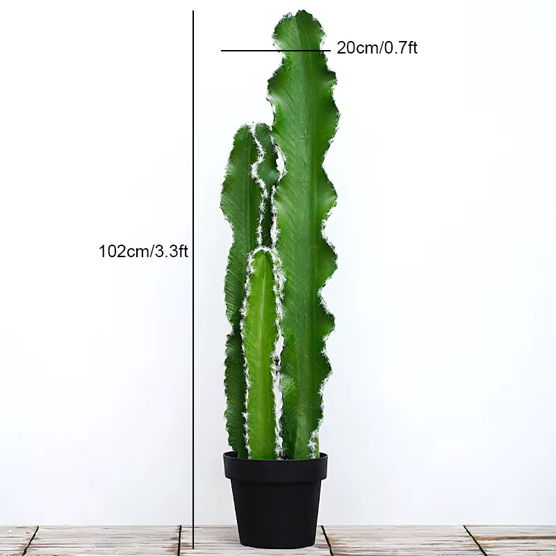 Plantes tropicales artificielles avec pot, 3,3 pieds, décoration de jardin extérieur, ornements de b