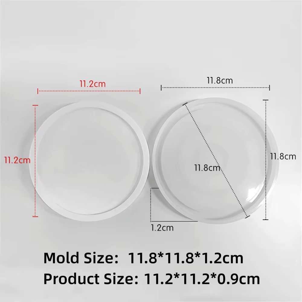 Moule en silicone pour pot de fleurs en résine époxy, moule pour bougie d'aromathérapie, moule en pl