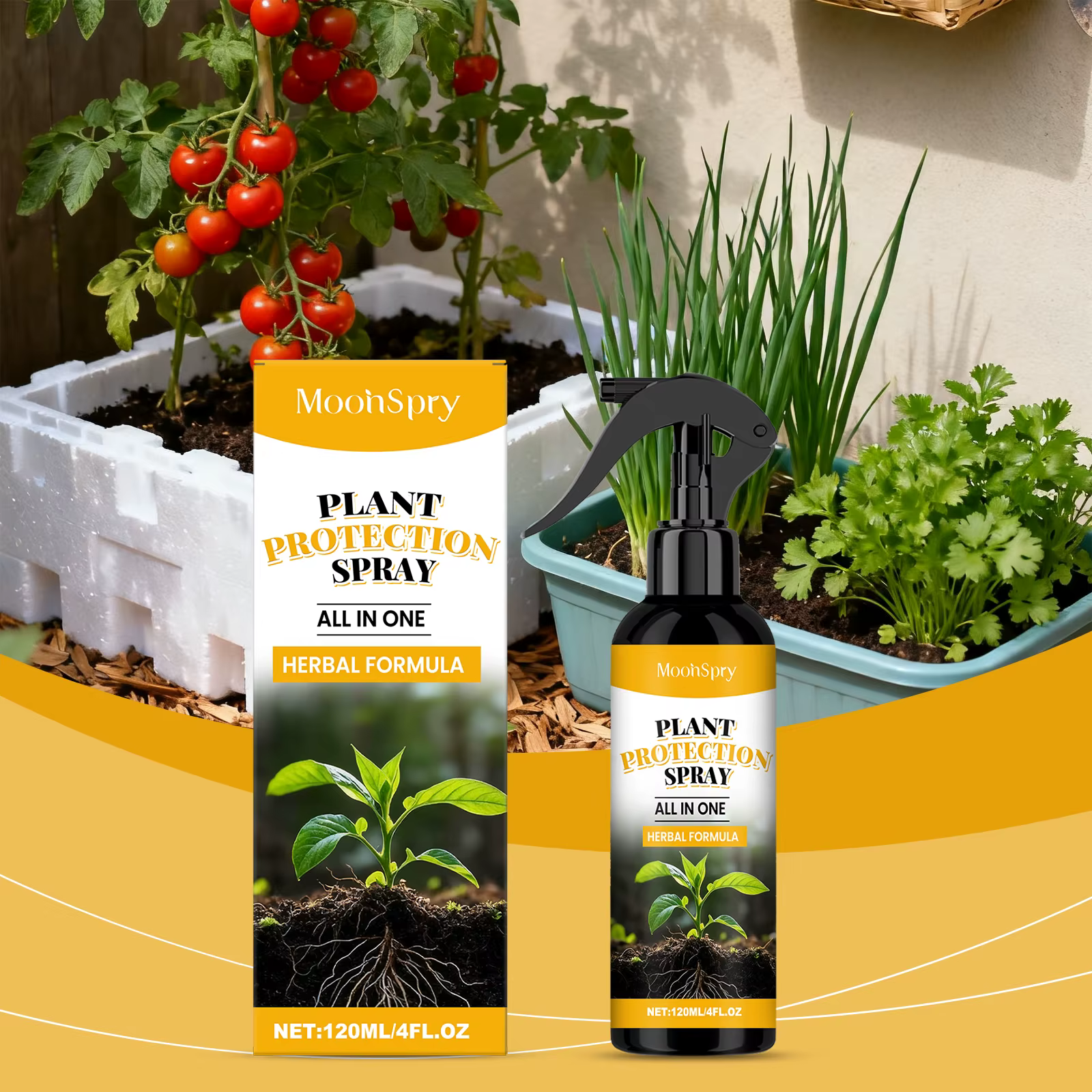 Le spray de protection des plantes améliore efficacement le rendement des plantes inhibe les bactéri