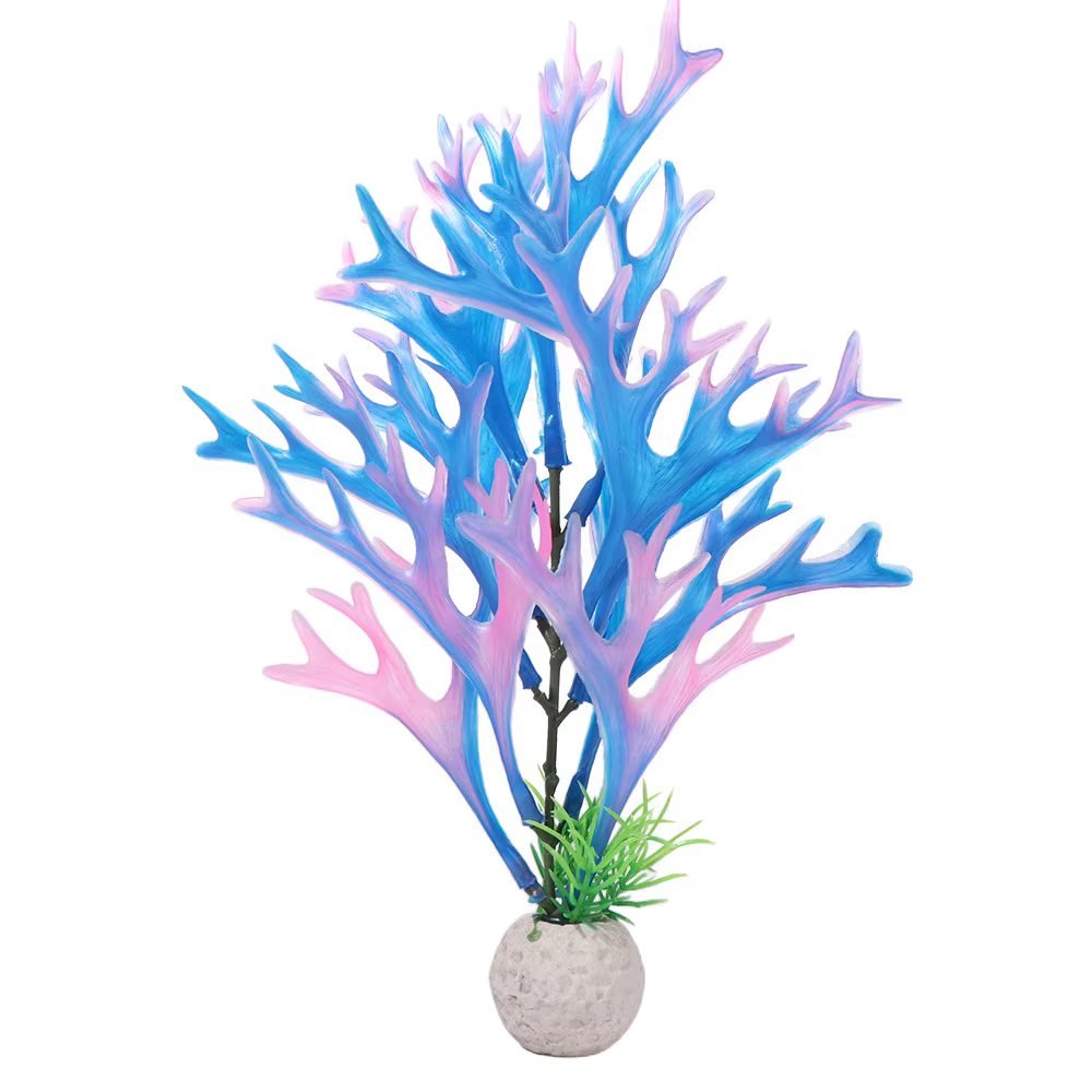 Mini-plantes aquatiques artificielles, simulation réaliste d'algues, ornement en plastique, plantes 