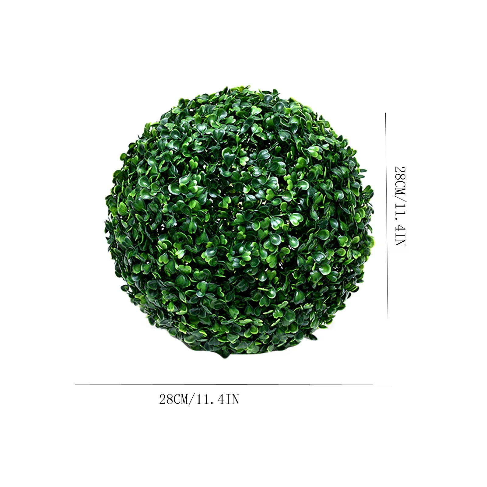 Plante artificielle topiaire verte, fausses plantes, boules d'herbe décoratives pour la maison, Pati