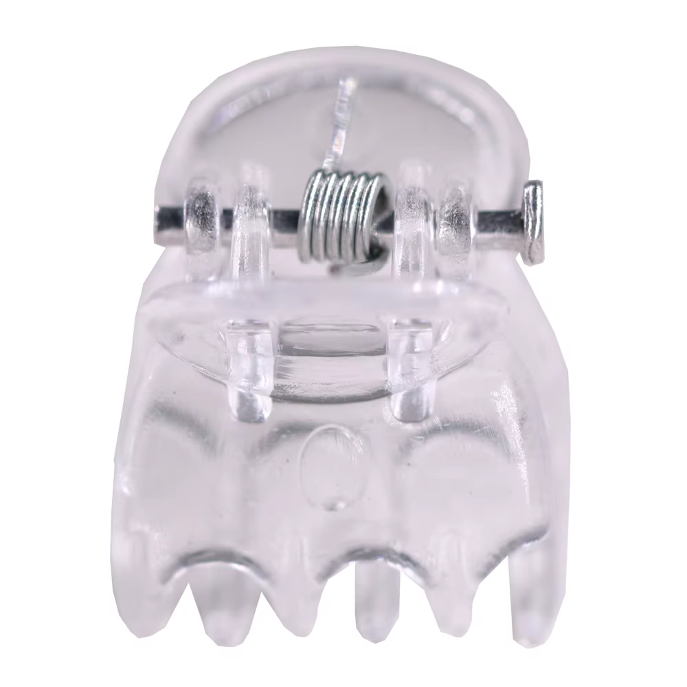 20-1000 pièces transparent 6 griffes orchidée Clips en plastique papillon fleurs Support clair fixat