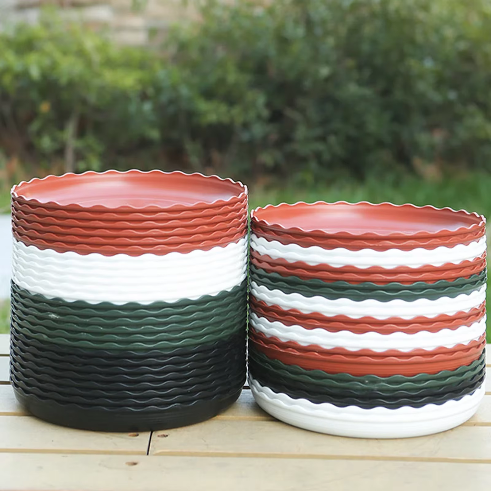 Base de châssis mobile ronde goutte à goutte, plante en plastique durable, décoration intérieure et 