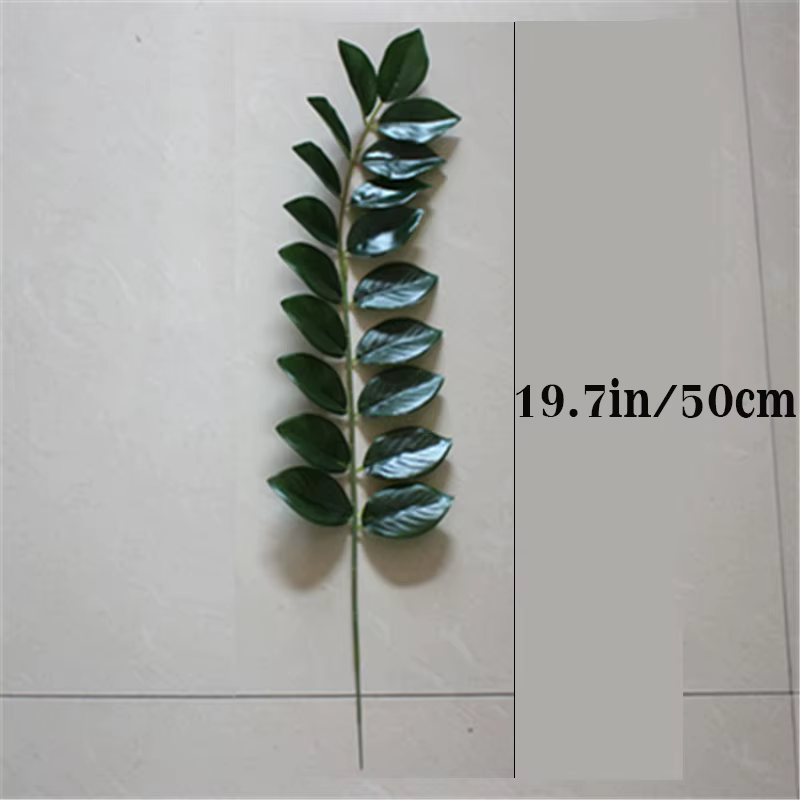 Arbre Tropical artificiel de grande taille 28 pouces, fausse branche d'eucalyptus en plastique, faus