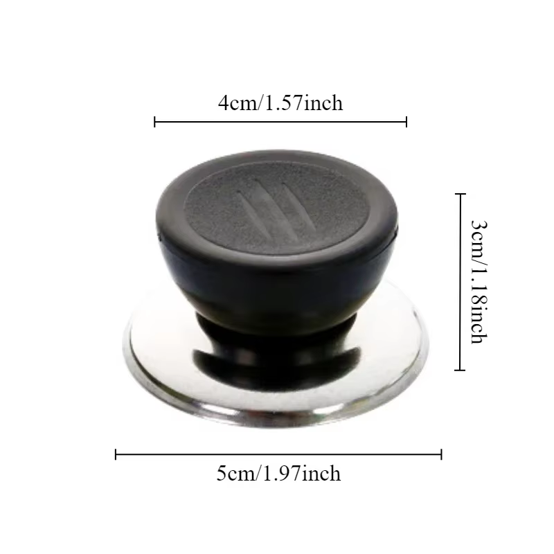 1/2/4 pièces Bouton universel en plastique pour couvercle de pot, Tête de couvercle, Poignée de couv