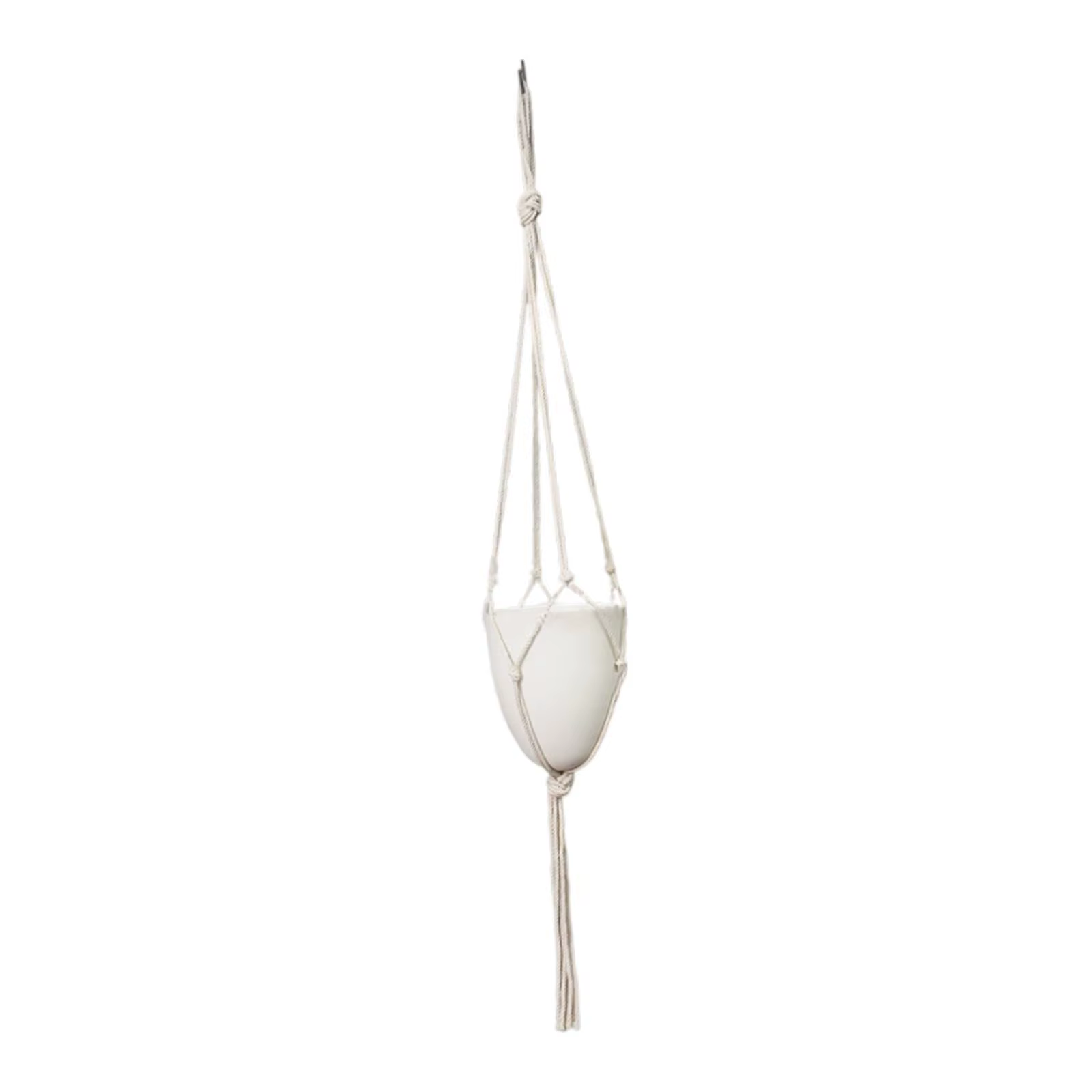 Pot de plantes suspendu à arrosage automatique, panier de fleurs en ABS blanc avec conception de coq