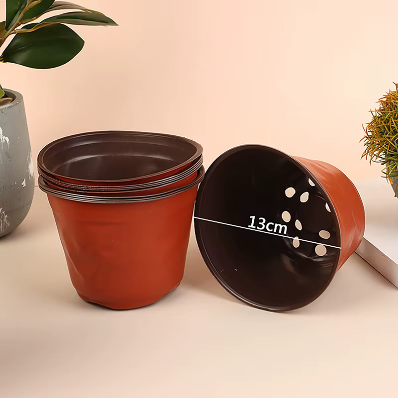 Pot de fleurs en plastique pour plantes succulentes, petit pot de fleurs, plantation simple, pots de