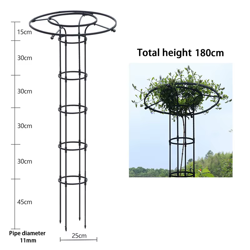 Treillis de Jardin pour Plantes Grimpantes, Tour Parapluie, Support DIY pour Pots de Fleurs