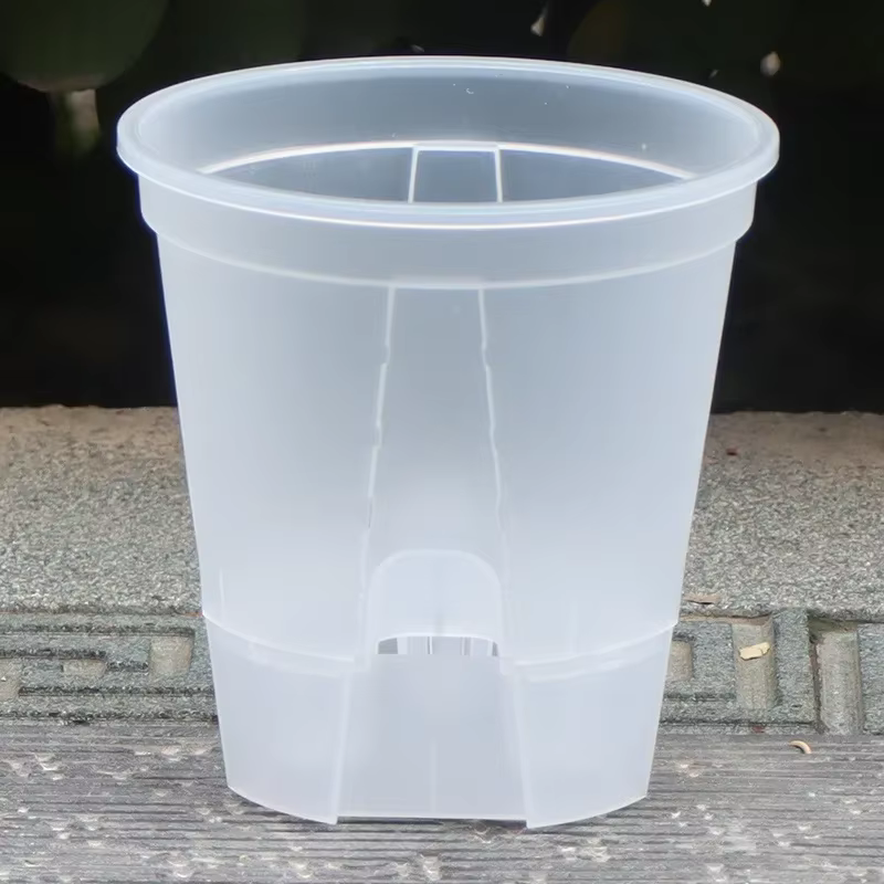 Pot de plantes à arrosage automatique, 5 pièces, Pots d'orchidées en plastique avec trous, Pot de pé