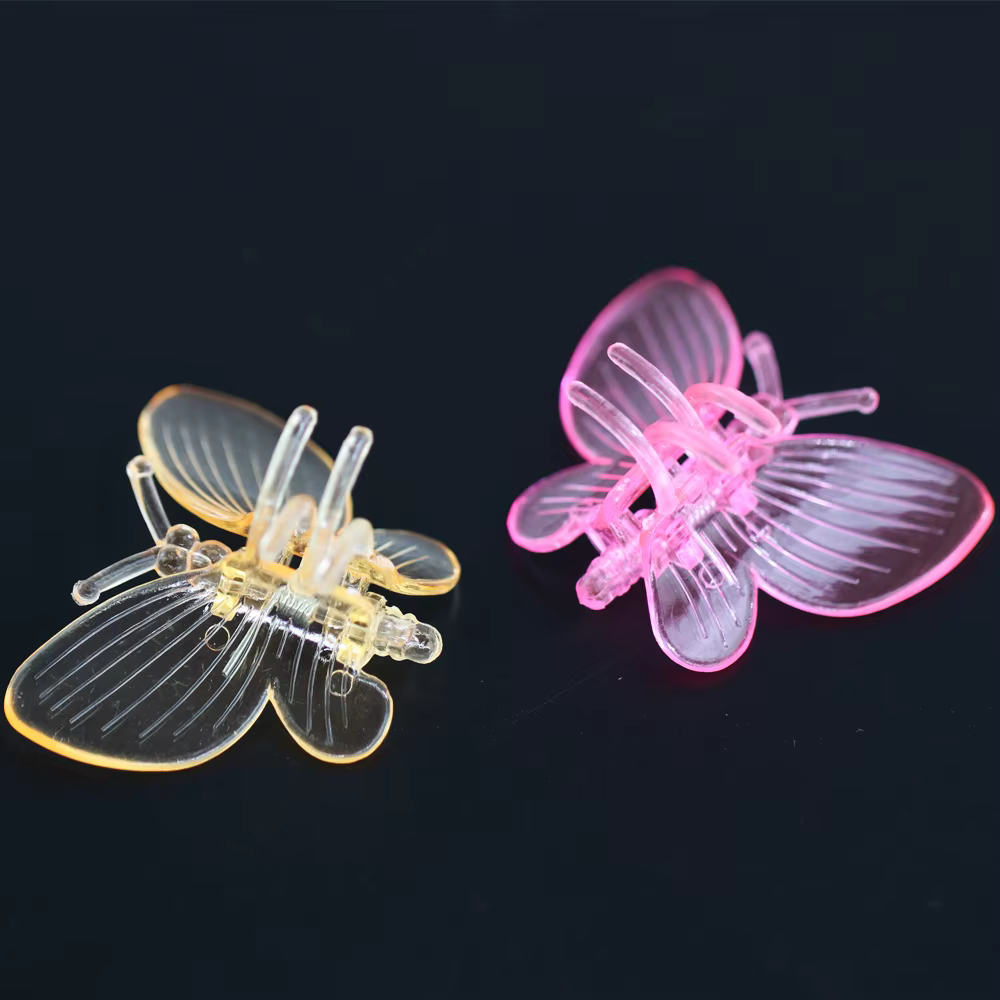 10-800 pièces orchidée pinces papillon pinces plantes de jardin vigne escalade Support fixe coloré e