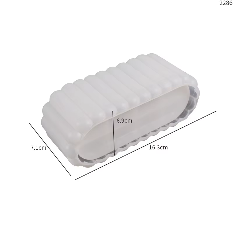 Moule en silicone en argile pour pot de fleurs, rampes ovales, artisanat de bricolage, décoration de