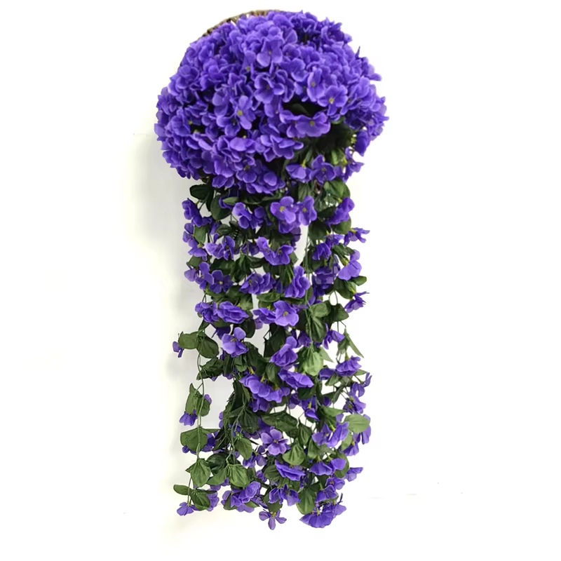 Guirlande de fleurs artificielles 80CM, fausses fleurs pour la décoration intérieure, jardin, mariag