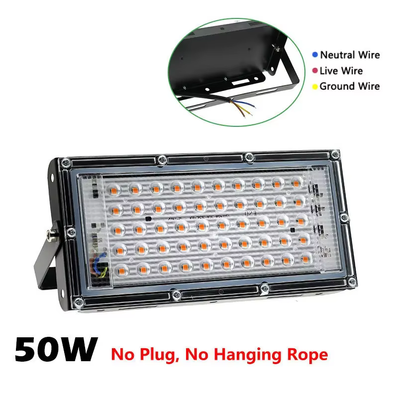 Lampes de culture LED pour plantes 50W 100W 200W 300W, ampoule de culture LED à spectre complet, Phy