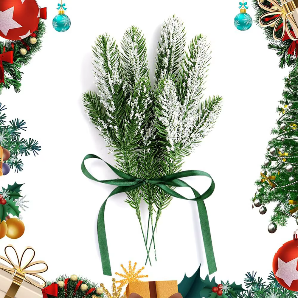 5Pcs Plantes Artificielles Pin Aiguille Maison Chambres En Plein Air Décor De Jardin Ornements De Ma