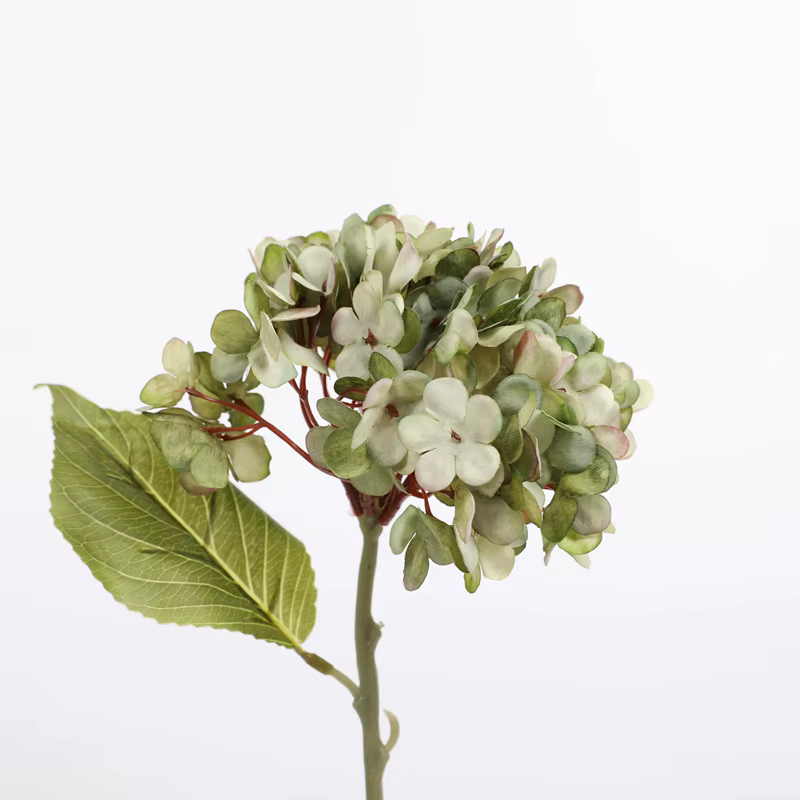 Hortensia artificiel fleurs en soie Homevase bonsaï accessoires mur de mariage bricolage cadeaux boî