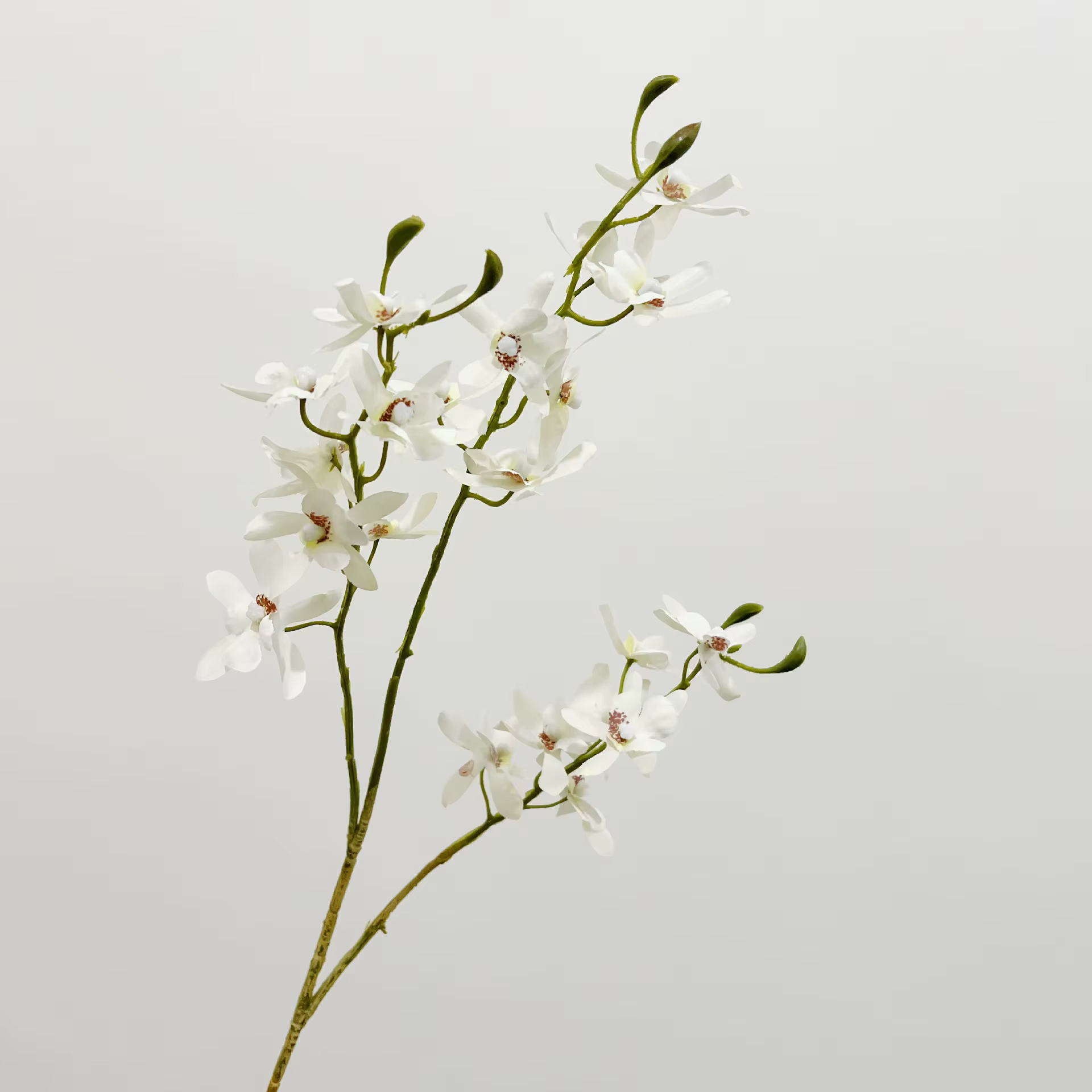 Orchidée Vanda artificielle de 28,7 pouces pour la décoration murale florale de la maison, du mariag