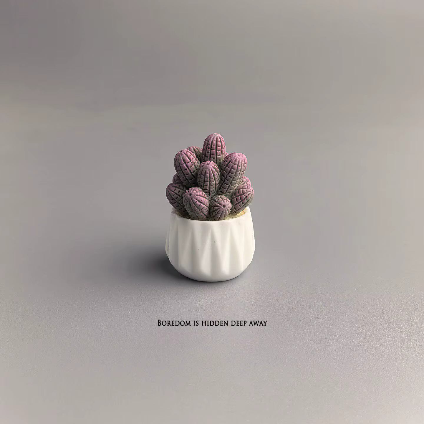 Cactus et succulentes en pot, mini ornement de bureau, décoration mignonne pour la guérison émotionn