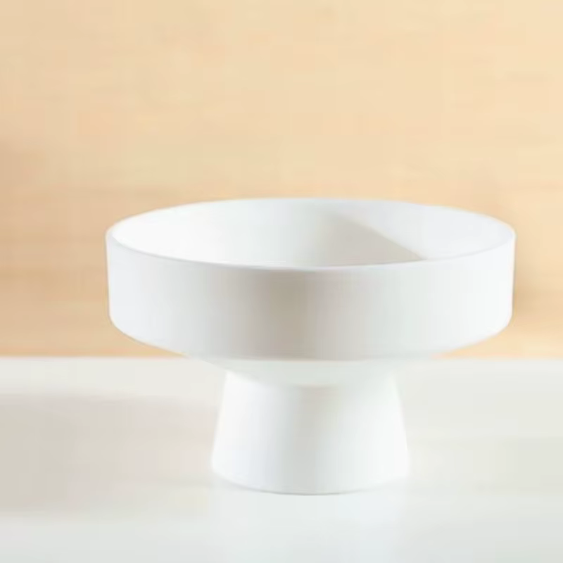 Pot de décoration de bureau imitation céramique, design poreux pour boule de mousse, également idéal