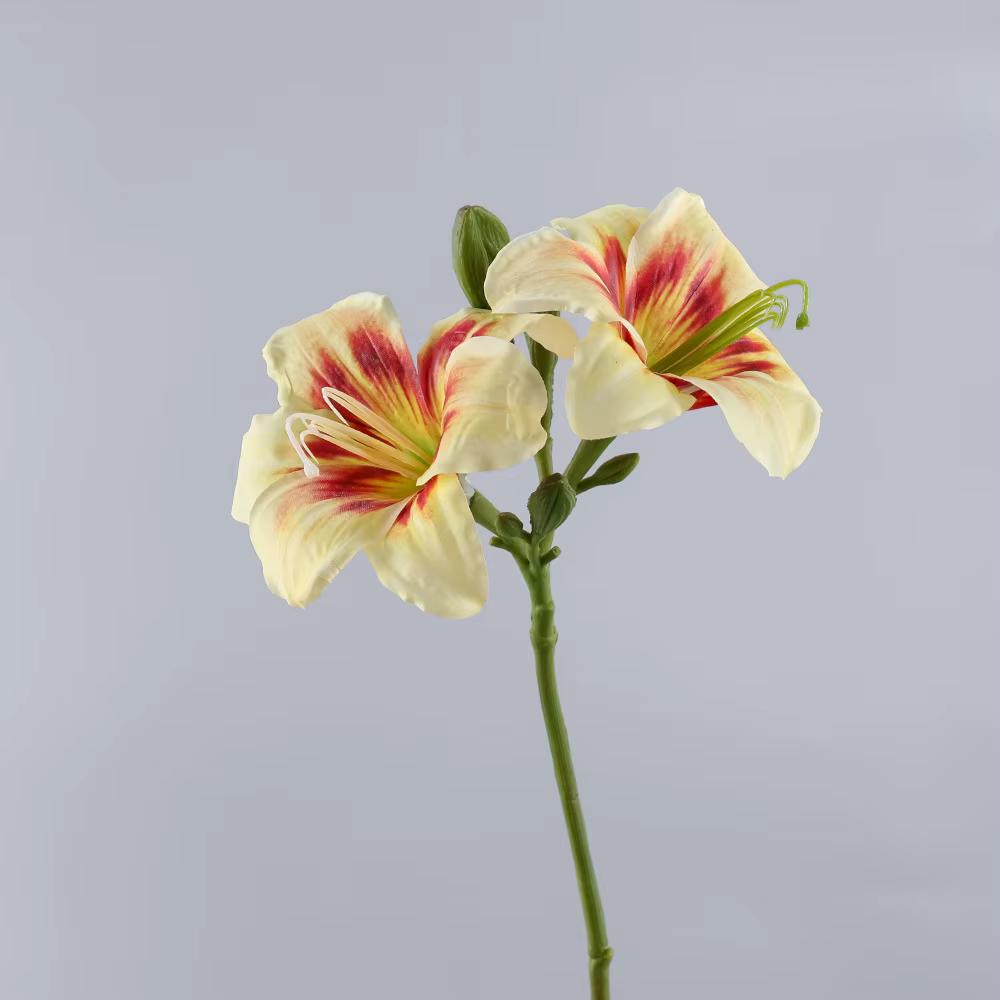 Fleur de lys artificielle pour la décoration de la maison, fleur de vase, accessoires de vase, décor