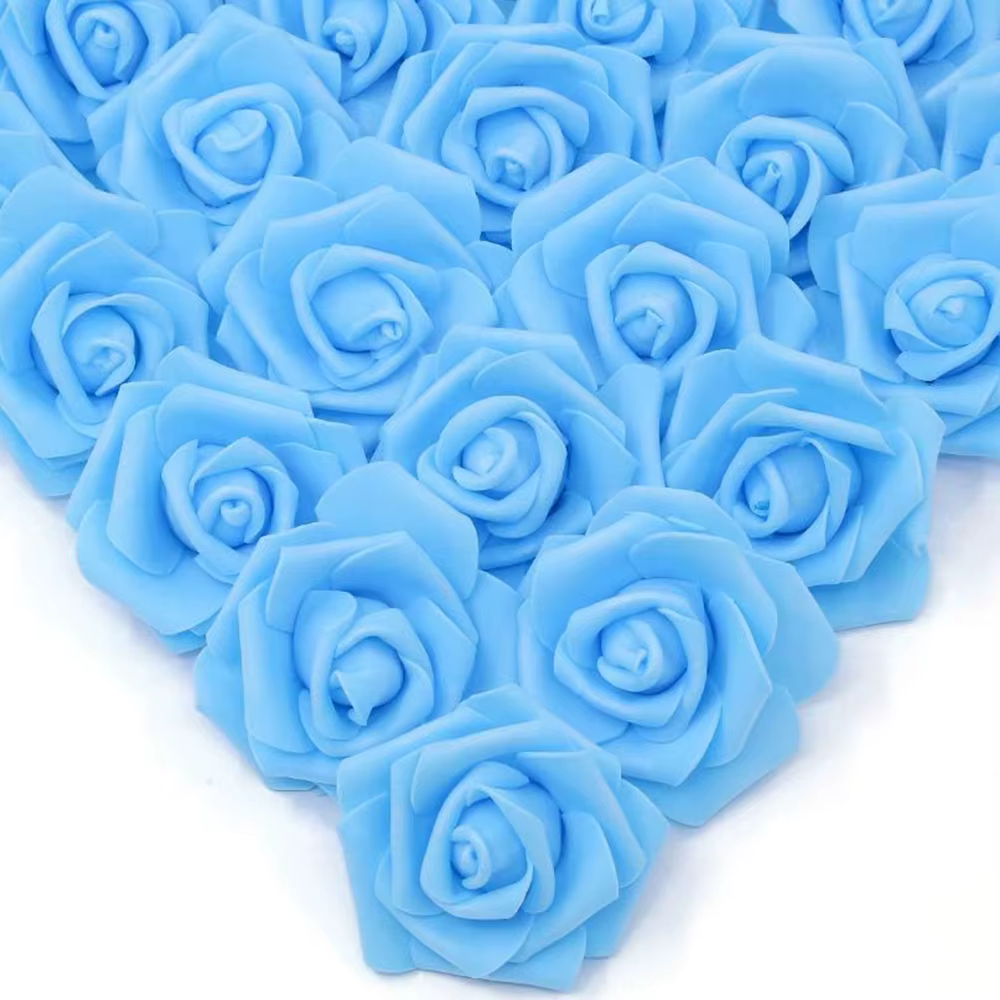 Bouquet de roses en mousse PE Premium pour noël, mariage, mariée, décoration de voiture, boîte-cadea