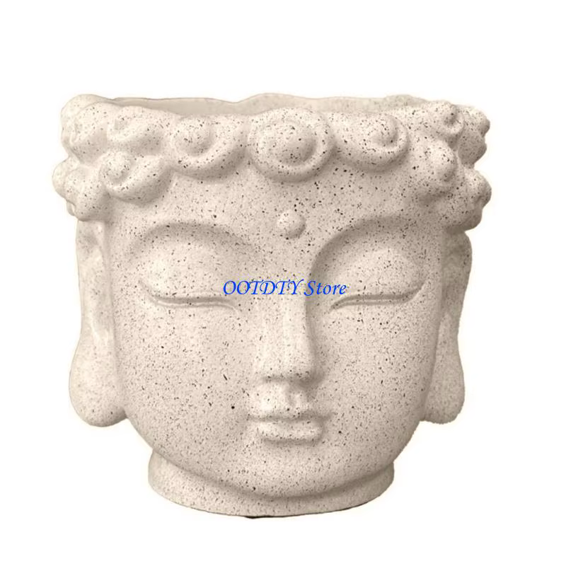 Jardinière Styles bouddhas artistiques 367A, Statue bouddha créative, pot fleurs, conteneur plantes 